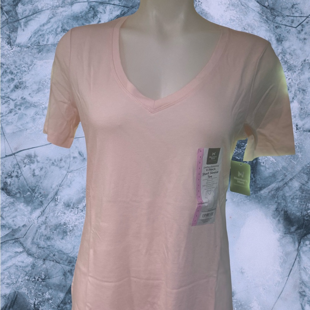 V-Neck Pink Women's Top